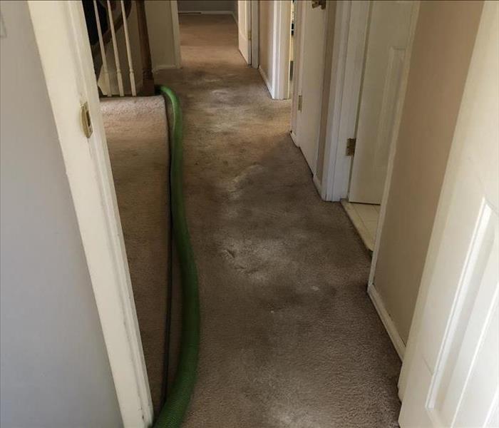A home with water damage.